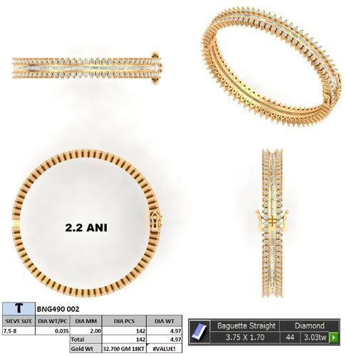 Bracelets jewellery CAD design 5 — CAD Verse