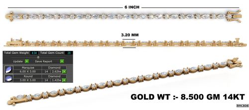 Bracelets jewellery CAD design 14 — CAD Verse