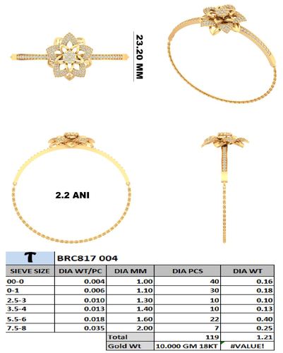 Bracelets jewellery CAD design 18 — CAD Verse