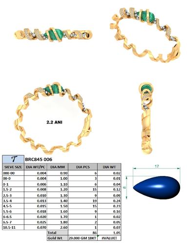 Bracelets jewellery CAD design 22 — CAD Verse