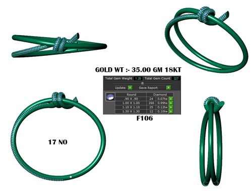 Bracelets jewellery CAD design 52 — CAD Verse