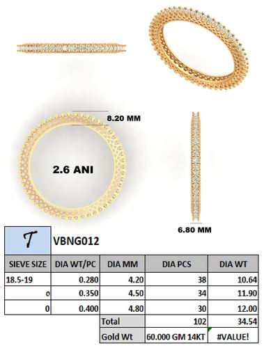 Bracelets jewellery CAD design 35 — CAD Verse