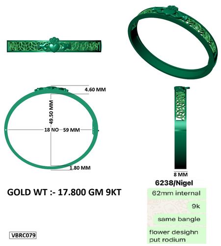 Bracelets jewellery CAD design 44 — CAD Verse