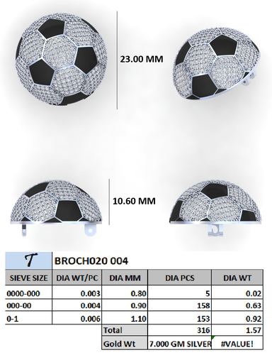 Brooches jewellery CAD design 2 — CAD Verse