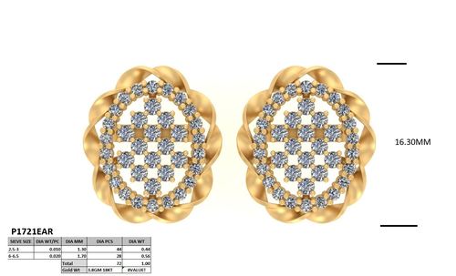 Earrings jewellery CAD design 49 — CAD Verse