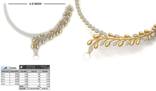 Necklaces jewellery CAD design 2 — CAD Verse