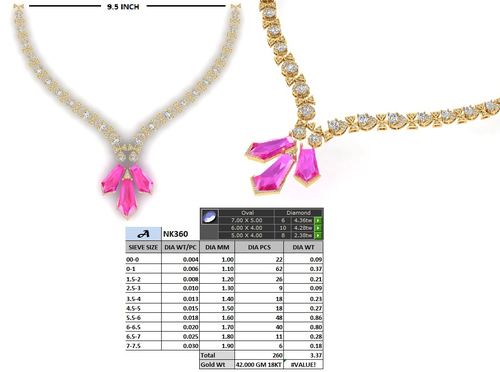 Necklaces jewellery CAD design 5 — CAD Verse