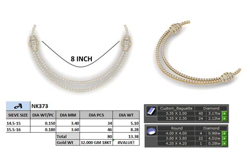 Necklaces jewellery CAD design 6 — CAD Verse