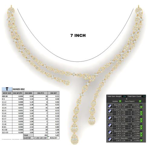 Necklaces jewellery CAD design 17 — CAD Verse