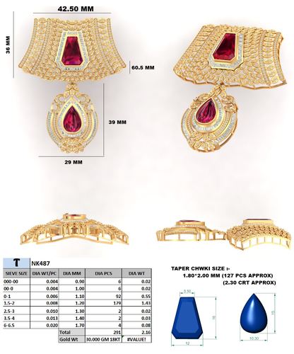 Necklaces jewellery CAD design 18 — CAD Verse