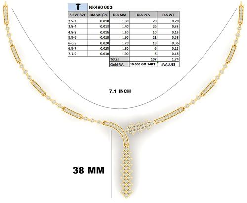 Necklaces jewellery CAD design 19 — CAD Verse