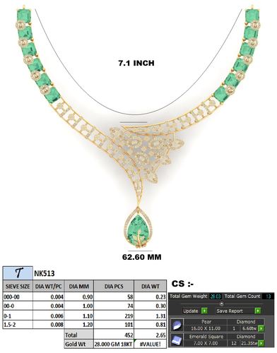 Necklaces jewellery CAD design 23 — CAD Verse