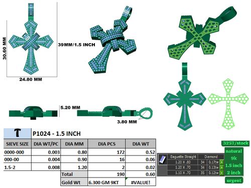 Pendants jewellery CAD design 11 — CAD Verse