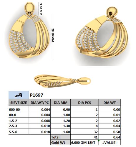 Pendants jewellery CAD design 27 — CAD Verse