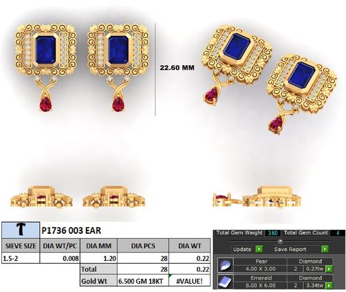 Pendants jewellery CAD design 32 — CAD Verse