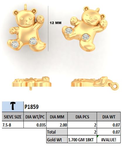 Pendants jewellery CAD design 35 — CAD Verse