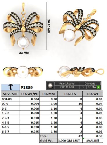 Pendants jewellery CAD design 39 — CAD Verse