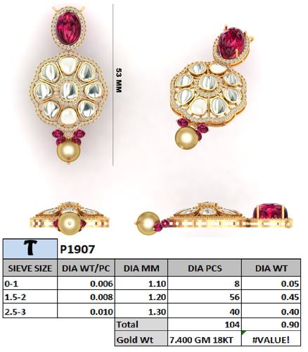 Pendants jewellery CAD design 44 — CAD Verse