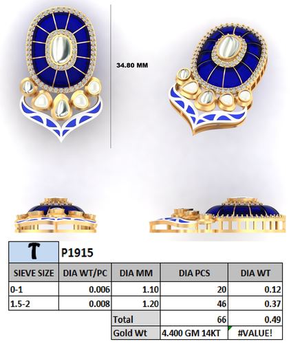 Pendants jewellery CAD design 46 — CAD Verse