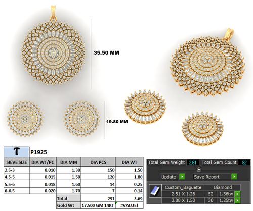 Pendants jewellery CAD design 48 — CAD Verse