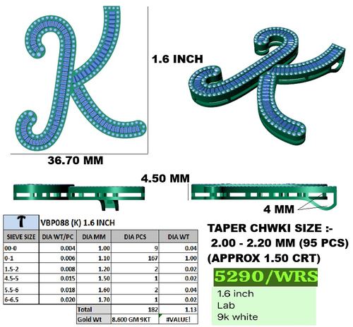 Pendants jewellery CAD design 61 — CAD Verse