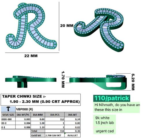 Pendants jewellery CAD design 64 — CAD Verse