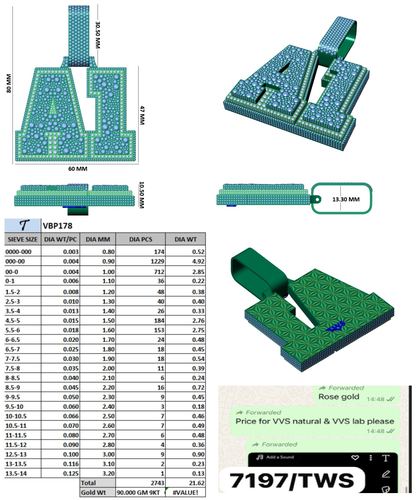 Pendants jewellery CAD design 76 — CAD Verse