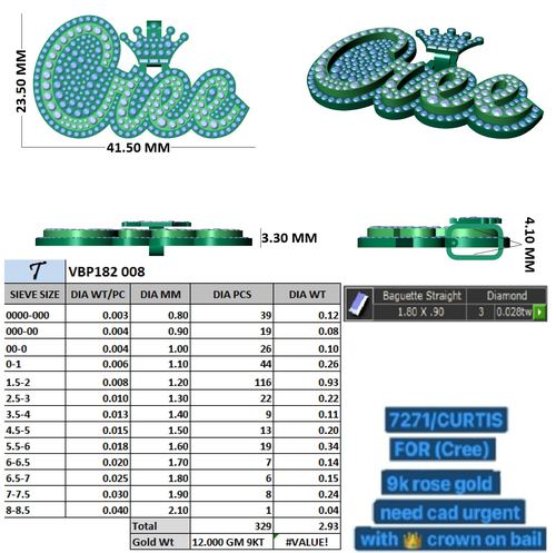 Pendants jewellery CAD design 80 — CAD Verse
