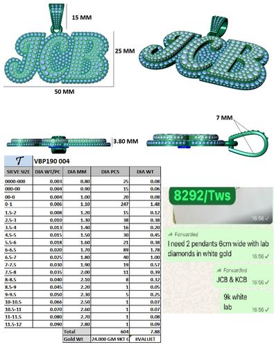 Pendants jewellery CAD design 81 — CAD Verse