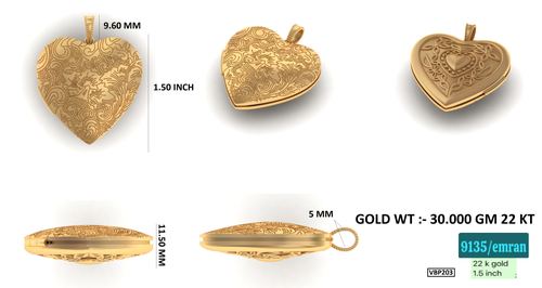 Pendants jewellery CAD design 84 — CAD Verse