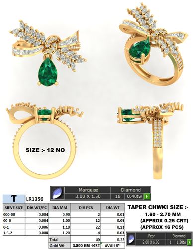 Rings jewellery CAD design 7 — CAD Verse