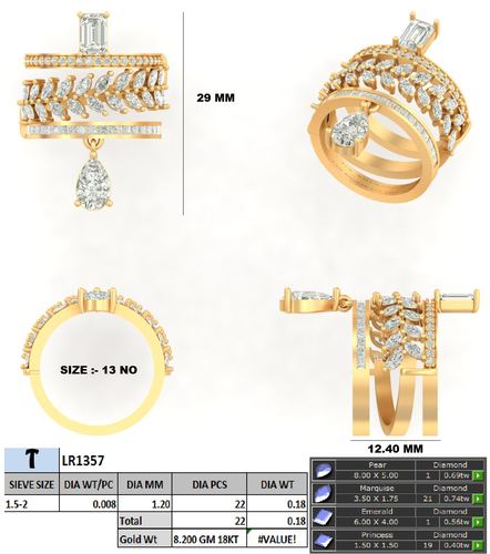 Rings jewellery CAD design 8 — CAD Verse