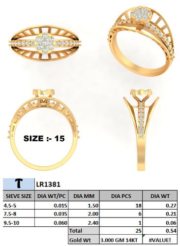Rings jewellery CAD design 13 — CAD Verse