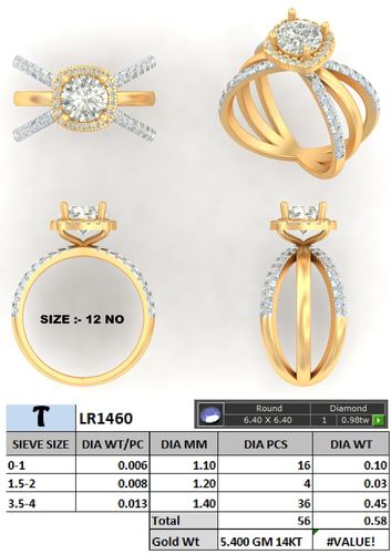 Rings jewellery CAD design 19 — CAD Verse
