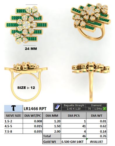 Rings jewellery CAD design 20 — CAD Verse