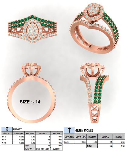 Rings jewellery CAD design 21 — CAD Verse