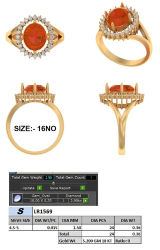 Rings jewellery CAD design 25 — CAD Verse