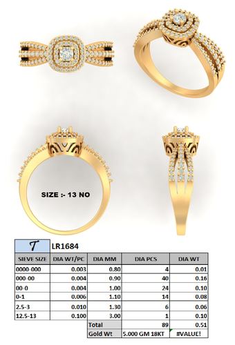 Rings jewellery CAD design 40 — CAD Verse
