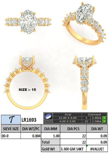 Rings jewellery CAD design 42 — CAD Verse