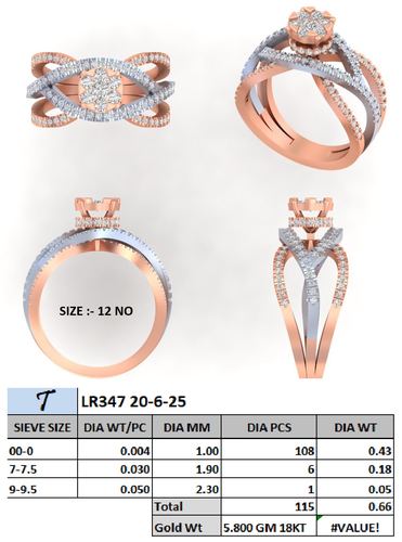 Rings jewellery CAD design 45 — CAD Verse
