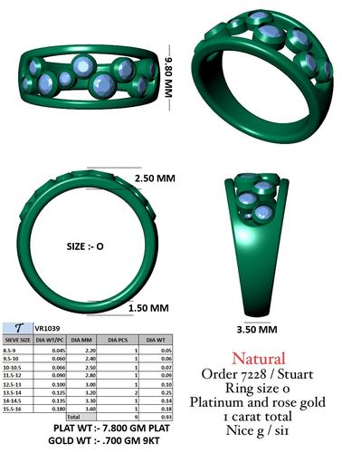Rings jewellery CAD design 52 — CAD Verse
