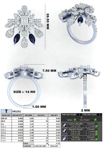 Rings jewellery CAD design 64 — CAD Verse