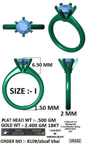 Rings jewellery CAD design 70 — CAD Verse