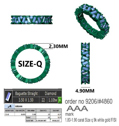 Rings jewellery CAD design 72 — CAD Verse