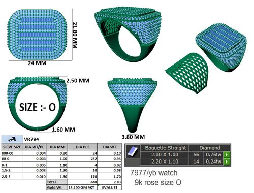 Rings jewellery CAD design 75 — CAD Verse