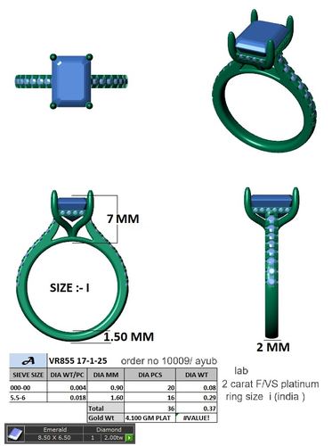 Rings jewellery CAD design 77 — CAD Verse