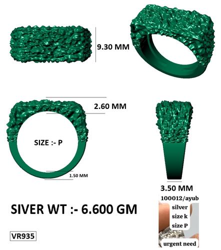 Rings jewellery CAD design 89 — CAD Verse